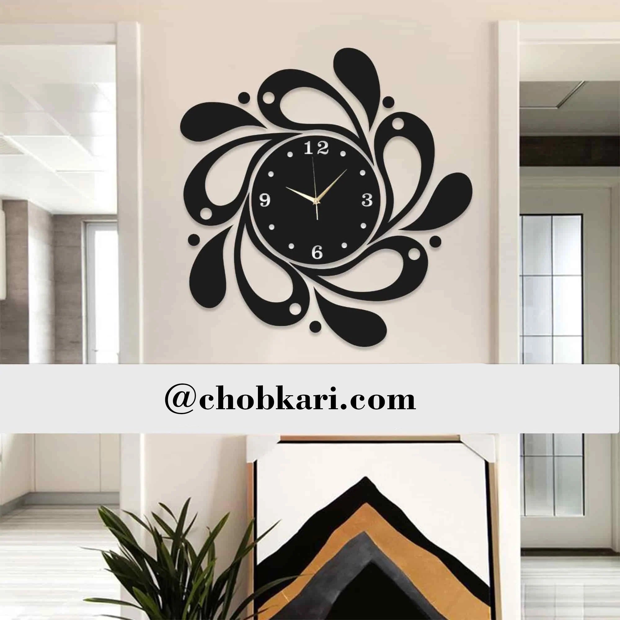 Creative Large Round Analog Wall Clock – Modern Decorative Wall Clock