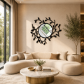 Floral Mirror Wall Art – Decorative Branch Mirror Wall Decor