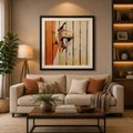 Abstract Eye Wall Art Frame – Modern Emotional Expression Canvas Decor