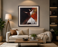 Whirling Dervish Sufi Wall Art – Spiritual Islamic Canvas Painting Frame