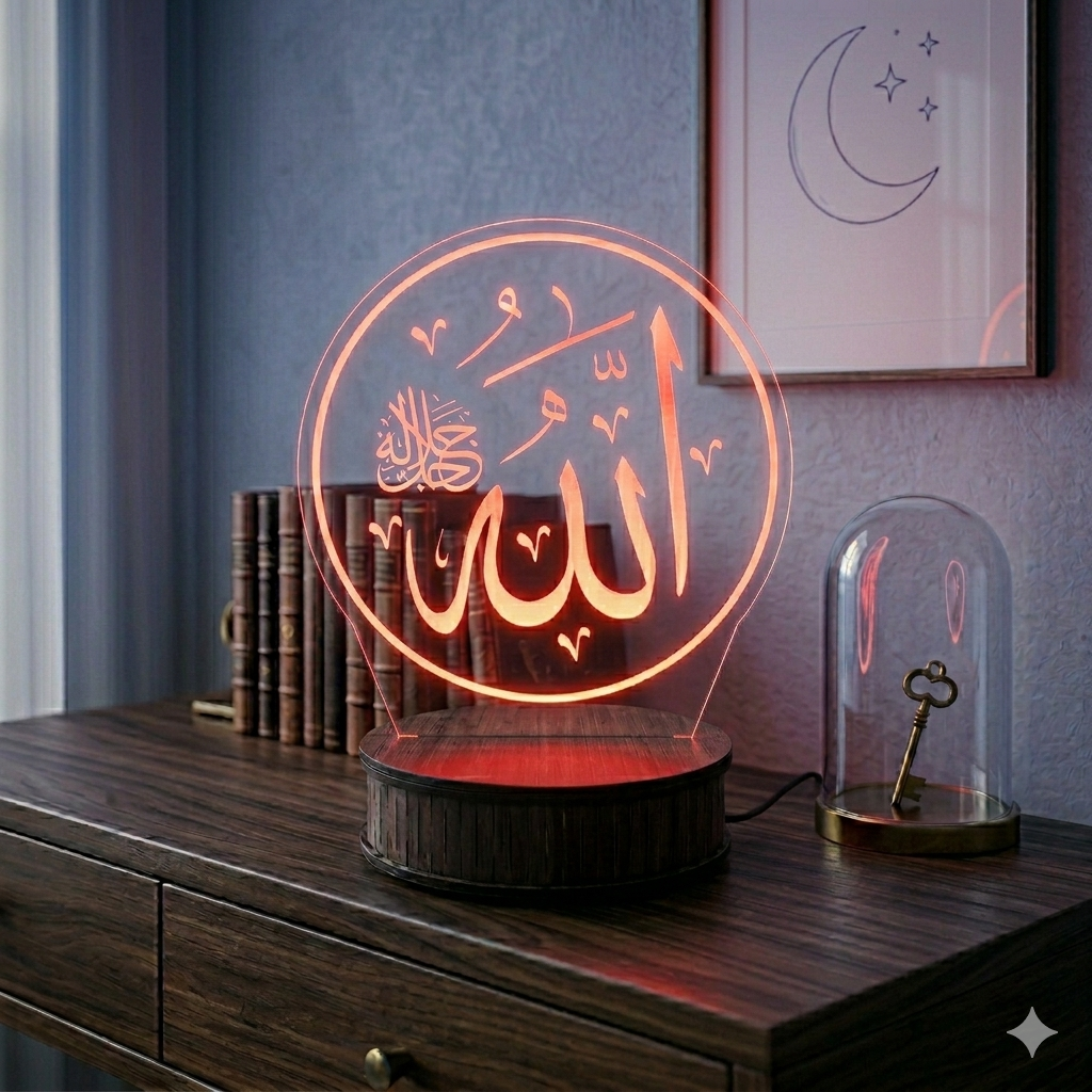Allah (3D Illusion Lamp)