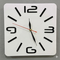 Premium White and Black Acrylic Finish