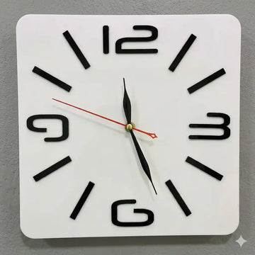 Premium White and Black Acrylic Finish