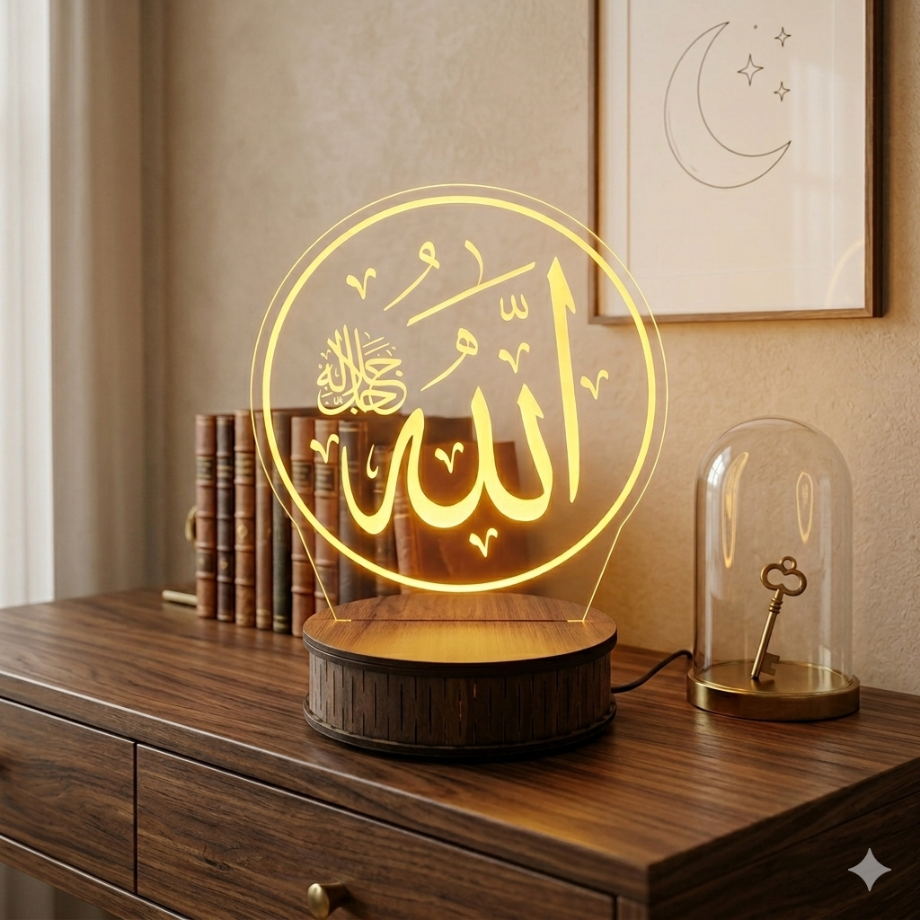 Allah (3D Illusion Lamp)