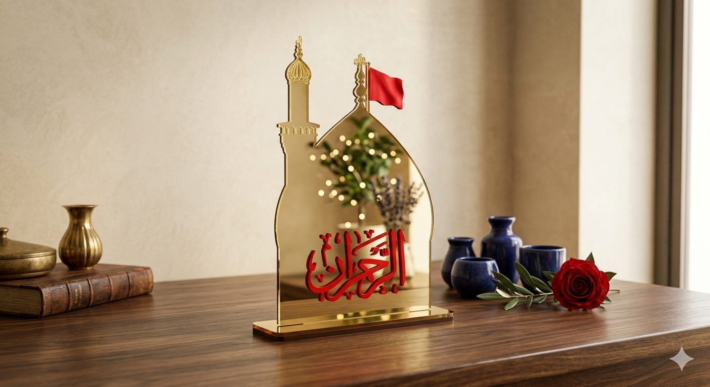 Ya Hussain Acrylic Table Decor
