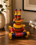 Handcrafted Wooden Multicolor Traditional Madhani  Toys