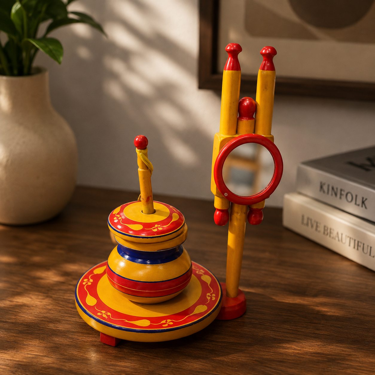 Handcrafted Wooden Traditional Madhani  Toys